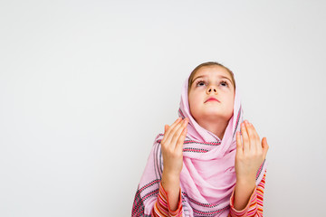 Little muslim girl