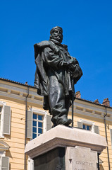 Obraz premium Giuseppe Garibaldi Bronze Statue. Parma. Emilia-Romagna. Italy.