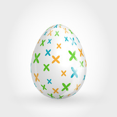 egg with flowers