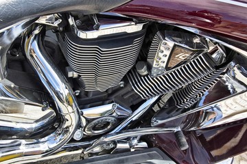Fototapeta na wymiar genialny silnik motocykla
