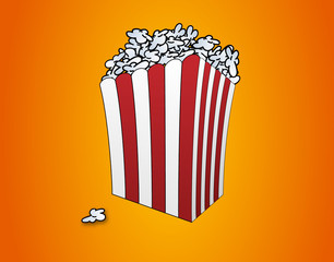 Eine T&uuml;te voll popcorn