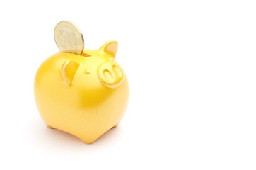 豚の貯金箱　金　５００円