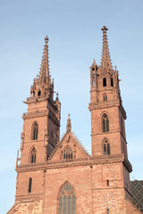 Fototapeta na wymiar Basel Cathedral