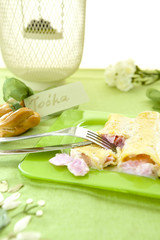 canelloni z serem feta i szynką