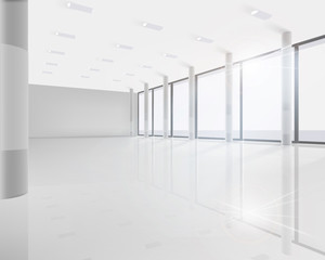 Conference room. Vector illustration.