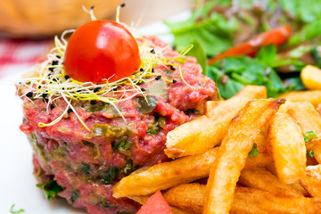 tasty tartare(Raw beef)