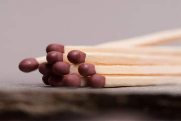 Montón de cerillas.