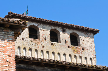 Obraz premium Castle of Roccabianca. Emilia-Romagna. Italy.