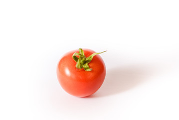 Red Tomato isolated on white background