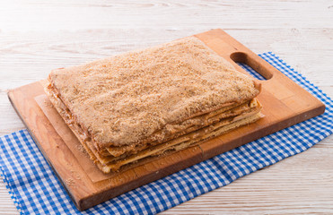  layered caramel cake