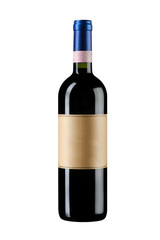 bottle with label