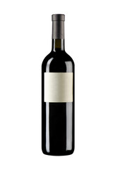 sealed bottle of wine with a label