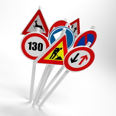 panneaux routiers © Fox_Dsign
