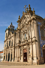 Fototapeta premium Two portuguese churches in Porto