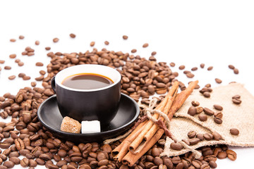 Cup of coffee. Coffee break concept.