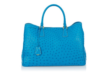 Nice elegant woman bag isolated on the white