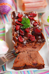 goose pate with cranberries