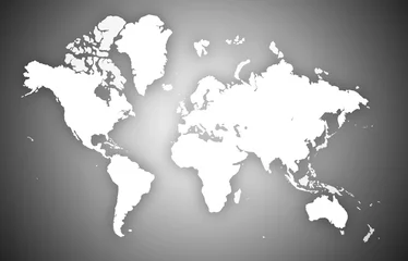 Rolgordijnen business world map © oly5