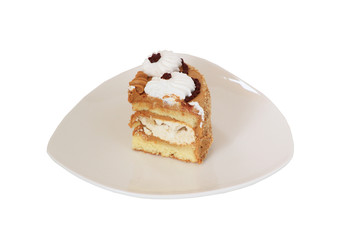 Portion of a pie.