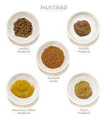 Mustards Collection Isolated