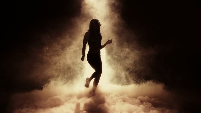 Dancing Female Shilouette