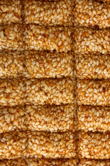 tasty sweets (kozinaki), close up