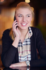 business woman talk by phone