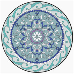 Sade bir göbek desen