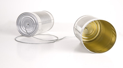 Two Cans Communication Primitive System