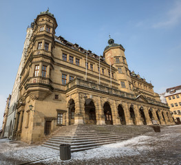 Obraz premium Townhall, Rothenburg ob der Tauber, Germany