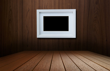 White picture frame