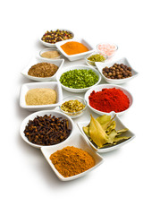 Various spices and herbs.