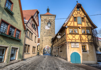 The Plonlein, Rothenburg ob der Tauber, Germany