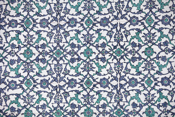 Handmade Tiles. Topkapi Palace in Istanbul,Turkey