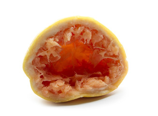squeezed grapefruit