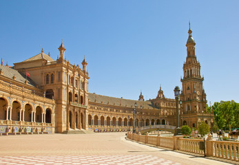 Plaza de Espana in  Sevilla, Spain