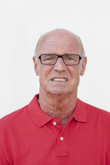 senior man ready to cry