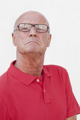 grumbling old man proud of himself