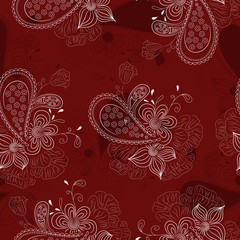 vinous floral pattern