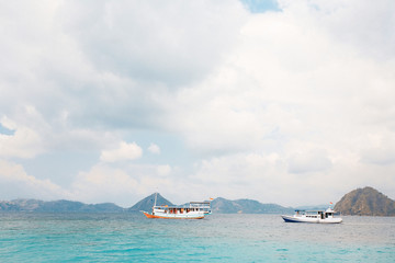 local fishing boat. Indonesia