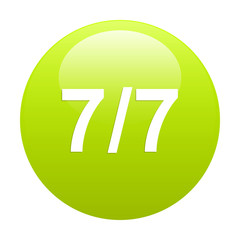 bouton internet 77 green