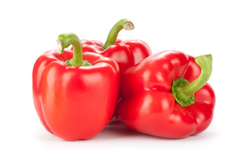 red pepper isolated on white background