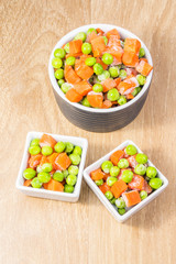 Frozen vegetables mix