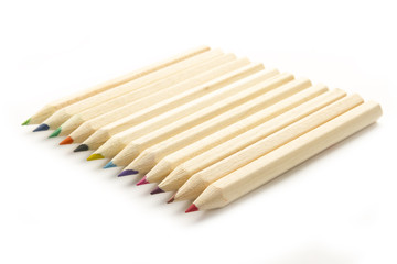 arrangement of crayon
