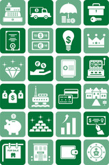 Money and finance icons