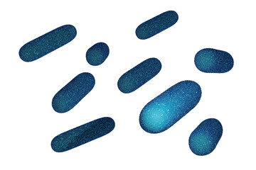 Bacteria - isoliert - 3D Render