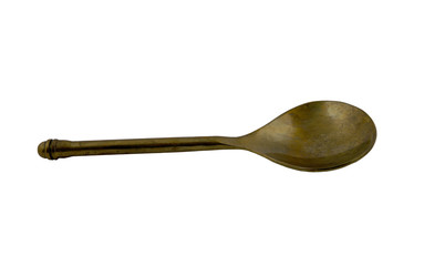 Medieval type brass spoon