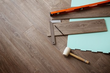 Pose parquet en bois