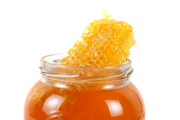 jar of organic honey