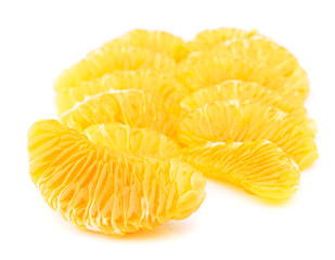 fresh mandarin slice